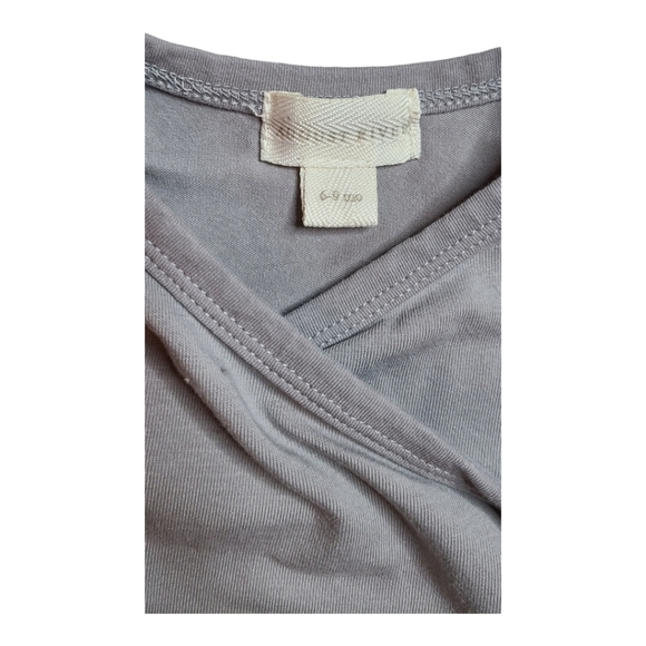 August River Organic Short Sleeve Kimono 6-9M & Colored Organics White Hat XS/S - Picture 5 of 8